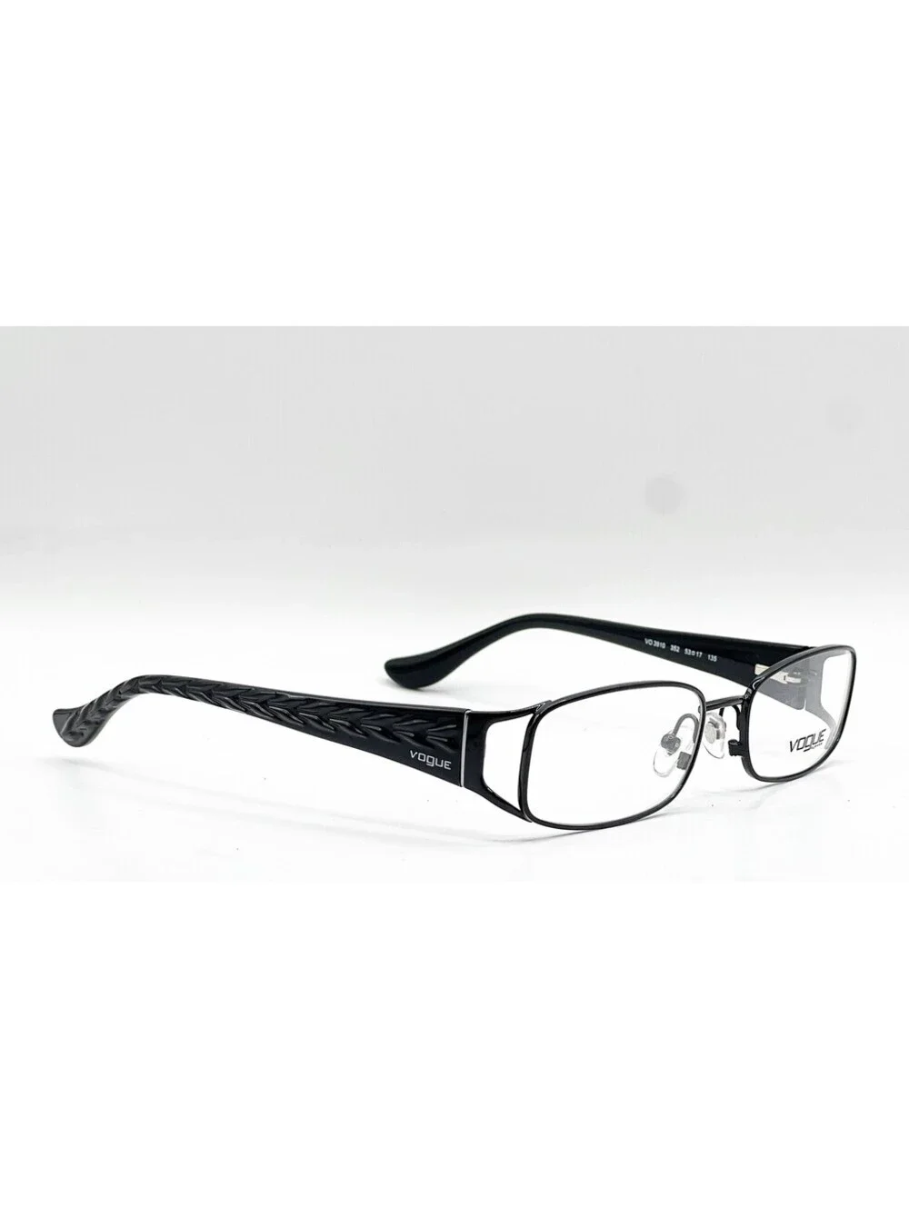 Vogue Vo 3910 352 Glossy Black Authentic Eyeglasses 53-17-135